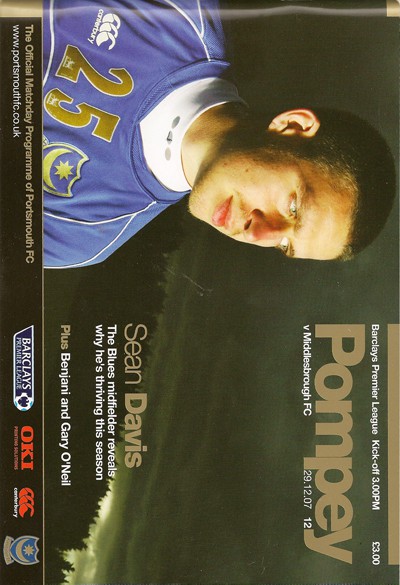 Portsmouth FC v Middlesbrough FC